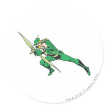 Green Arrow Crouches Stickers