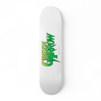 Green Arrow Logo 3 Skateboard