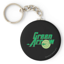 Green Arrow Logo Keychain