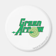 Green Arrow Logo Refrigerator Magnets