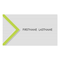 Green Arrow Personal Networking Business Cards