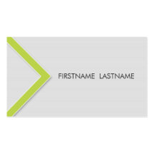 Green Arrow Personal Networking Business Cards