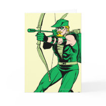 Green Arrow Shooting Arrow Cards