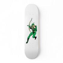 Green Arrow Shooting Arrow Skateboard
