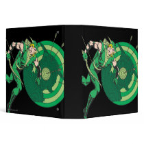 Green Arrow with Target 2 Vinyl Binders