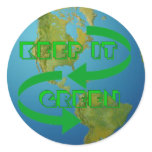 Green arrows sticker