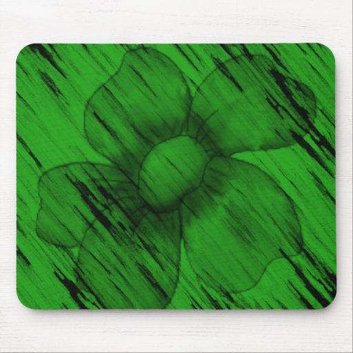 Green Art Mouse Pad