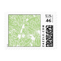 Green Art nouveau Stamp by twunschl Green Art nouveau Stamp