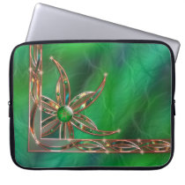 Green As the Grass Laptop Sleeve