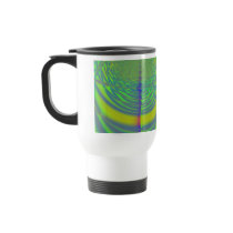 Green atmosphere travel mug