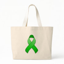 Green Awareness Ribbon Bag