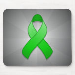 Green Awareness Ribbon Mousepad