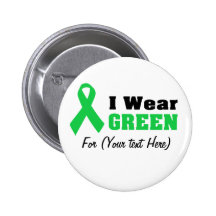 Green Awareness Ribbon Pin