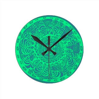 Green Aztec Mandala
