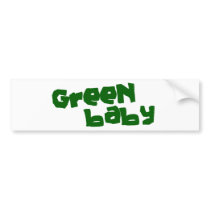 Green baby bumper stickers
