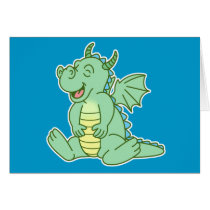Green Baby Dragon cards by koncepts Green Baby Dragon cards