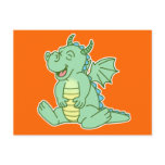 Green Baby Dragon postcards