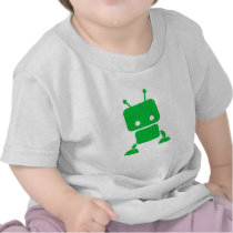 Green Baby Robot Baby Clothes Shirts