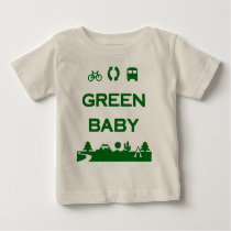 Green Baby Save Earth Stop Global Warming Organic t-shirts