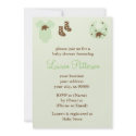 Green Baby Shower invitation invitation