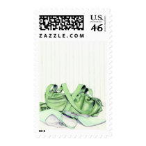 Green Bag & Shoes Stamp stamps