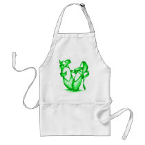 Green Ballet Slippers aprons by RankinOriginals Green Ballet Slippers aprons