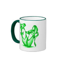 Green Ballet Slippers mugs