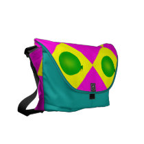 Green Ballons Rickshaw Messenger Bag messenger bags