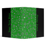 Green Bandana Binder