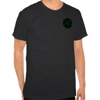 Green Baphomet Pocket T-Shirt shirt