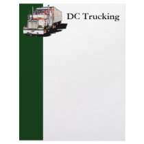 Green Bar Trucking letterhead