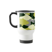GREEN BASS CAMO COFFEE MUGS