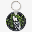 "Green Bat" Bound Fairy Keychain by mykajelina "Green Bat" Bound Fairy Keychain