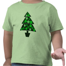Green Baubles Christmas Tree - Toddler T-shirt