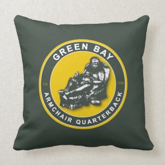 Green Bay American MoJo Football Pillow