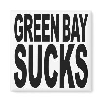 Green Bay Sucks magnets