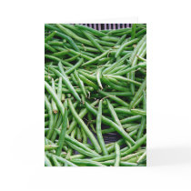 Green Beans Greeting Cards