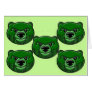 Green Bear, Greenbear Greeting Card