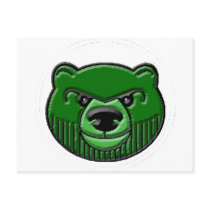 Green Bear, Greenbear postcards by SuanSKatra Green Bear, Greenbear postcards