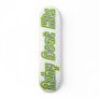 Green Beat Hits Skateboard Deck