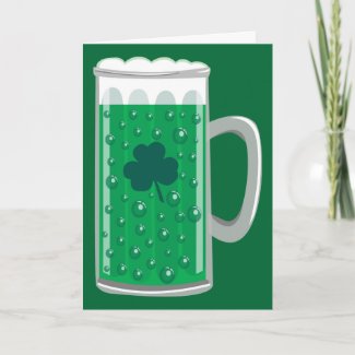 Green Beer card