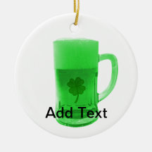 Green Beer Christmas Tree Ornament