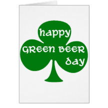 Green Beer Day Card