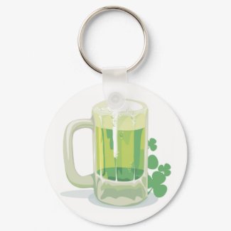 Green Beer Keychain keychain