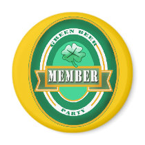 Green Beer Party Member Products magnets