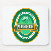 Green Beer Party Member Products mousepads by LeprechaunGifts Green Beer Party Member Products mousepads