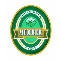 Green Beer Party Member Products t-shirts