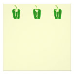 Green Bell Pepper. Halved. Invite