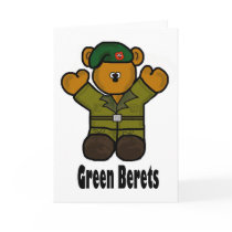 Green Beret Greeting Card by Brownielocks