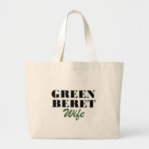 Green Beret Wife Tote Bag